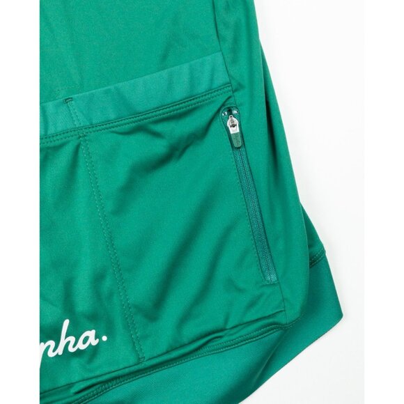 Rapha Core Cycling Jersey Men's Medium Green Short Sleeve Full Zip Pockets - Picture 9 of 14